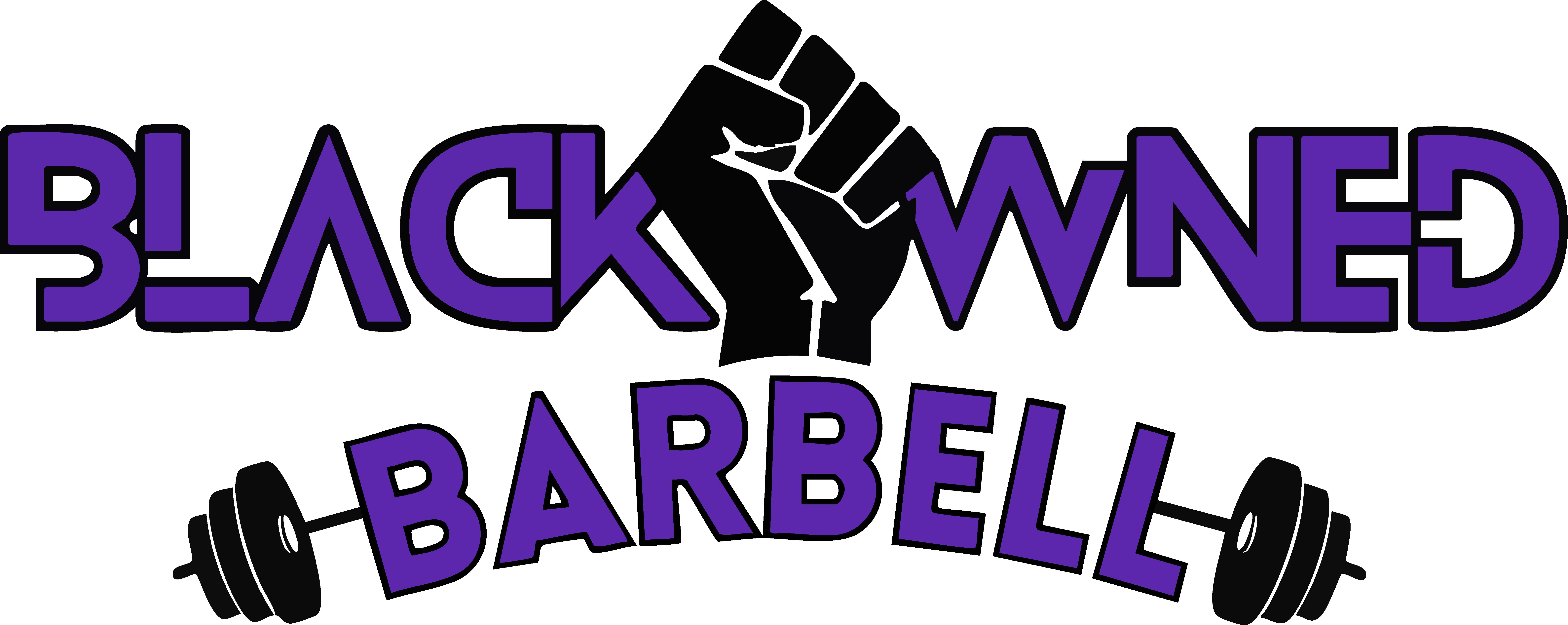 Black Owned Barbell logo